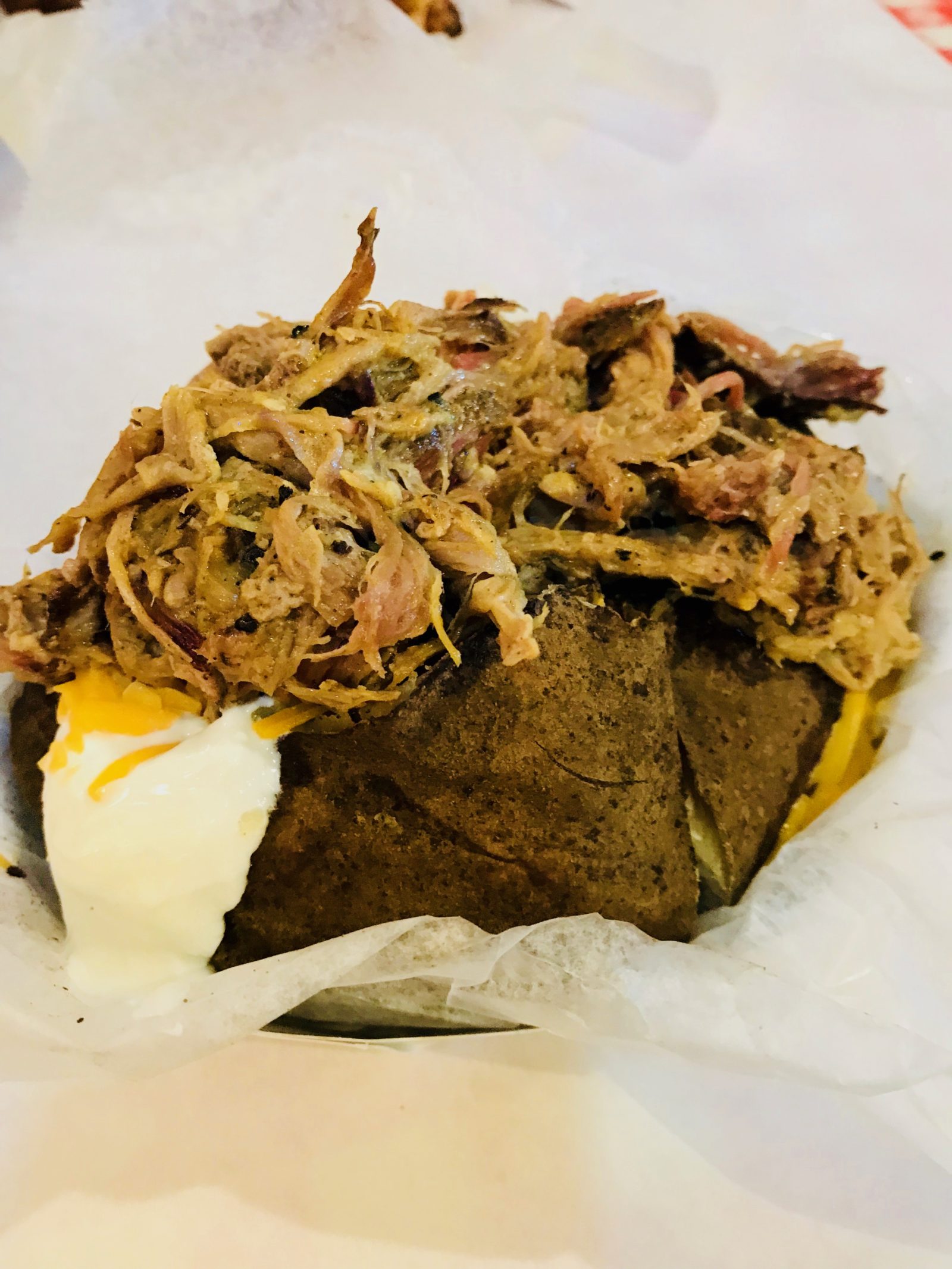 Pick of the Week - Rudy's Country Store and BBQ - Jumbo Smoked Baked Potato with Pulled Pork